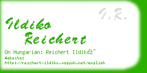 ildiko reichert business card